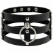 Coquette Hand Crafted Choker Fetish Ring 229294 Black