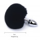 O-Products Bunny Tail Black