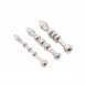 Kiotos Steel Urethral Trainer Kit 3 Solid Beads Penisplugs