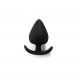 Kiotos Silicone Anchor Anal Plug Set Black