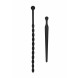 Ouch! Beginners Silicone Plug Set Urethral Sounding Black