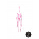 Ouch! Glow in the Dark Bodystocking with Halterneck Neon Pink