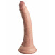 Pipedream King Cock Elite 7" Silicone Dual Density Cock Light