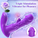 SuperLove Wearable Panty G-Spot Flapping Vibrator with Remote Purple