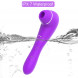 Paloqueth Powerful 2in1 Sucking Clitoral Vibrator Purple